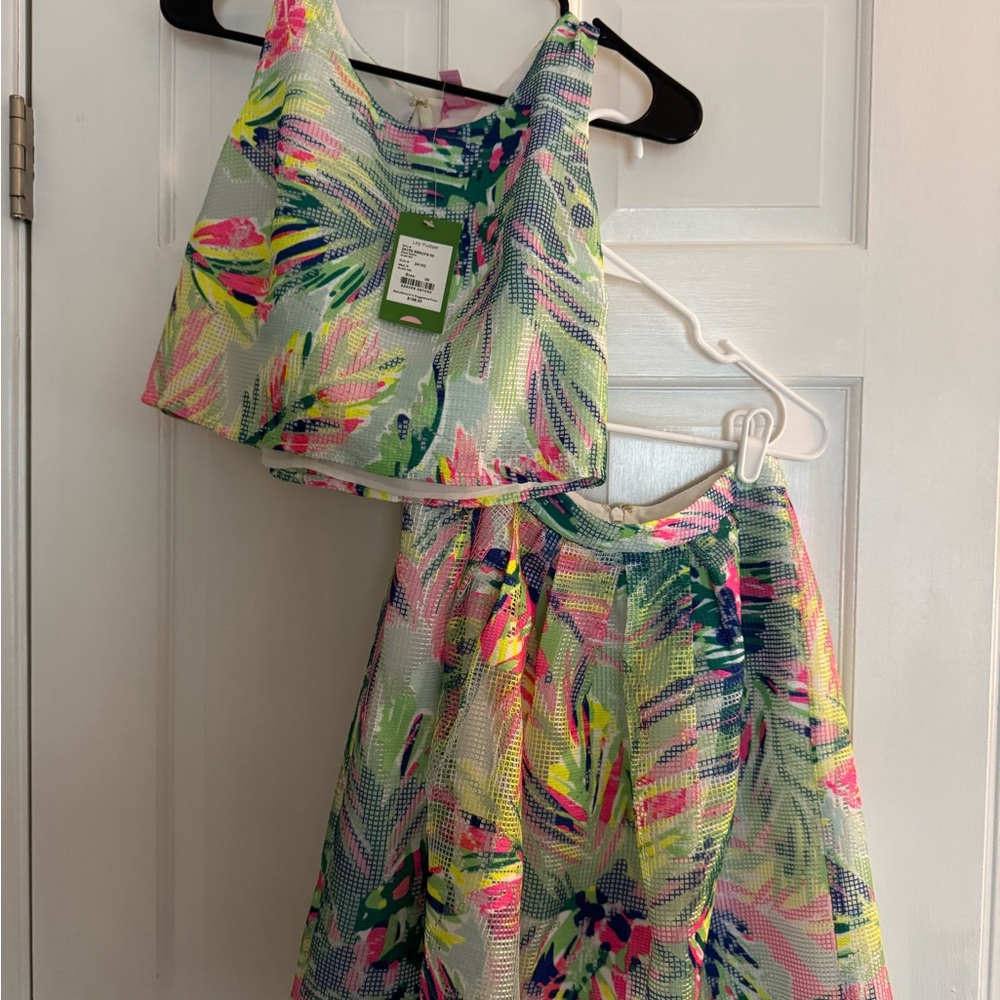 NWT Lilly Pulitzer Vibrant Tropical Two-Piece Set
